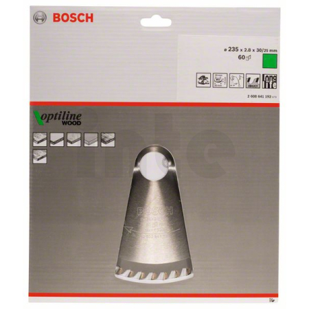 BOSCH Pilový kotouč Optiline Wood 2608641192