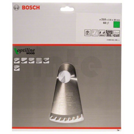 BOSCH Pilový kotouč Optiline Wood 2608641190