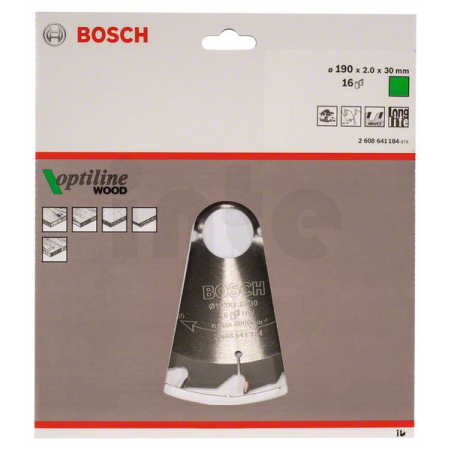 BOSCH Pilový kotouč Optiline Wood 2608641184