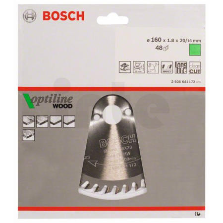 BOSCH Pilový kotouč Optiline Wood 2608641172