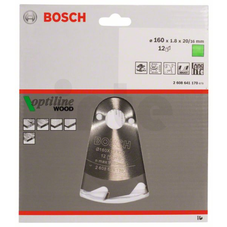 BOSCH Pilový kotouč Optiline Wood 2608641170