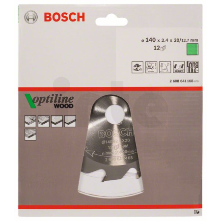BOSCH Pilový kotouč Optiline Wood 2608641168