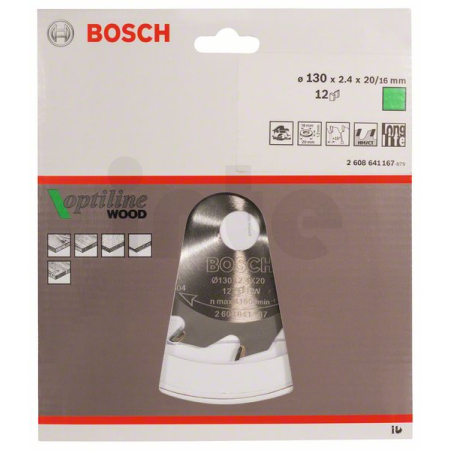 BOSCH Pilový kotouč Optiline Wood 2608641167