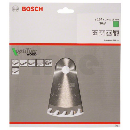 BOSCH Pilový kotouč Optiline Wood 2608640818