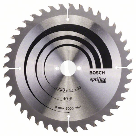 BOSCH Pilový kotouč Optiline Wood 2608640728