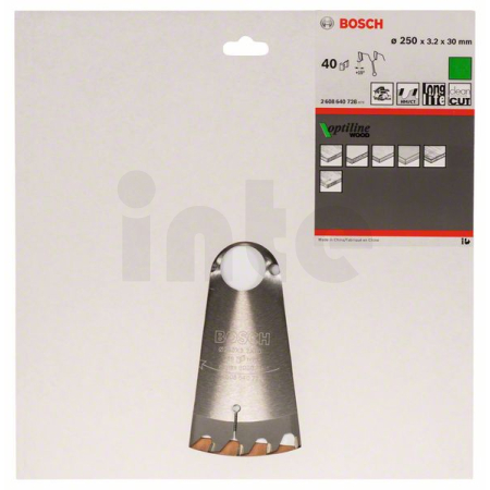 BOSCH Pilový kotouč Optiline Wood 2608640728