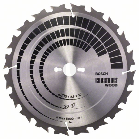 BOSCH Pilový kotouč Construct Wood 2608640700