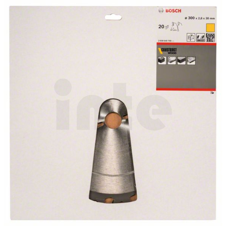 BOSCH Pilový kotouč Construct Wood 2608640700
