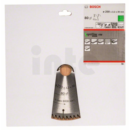 BOSCH Pilový kotouč Optiline Wood 2608640660