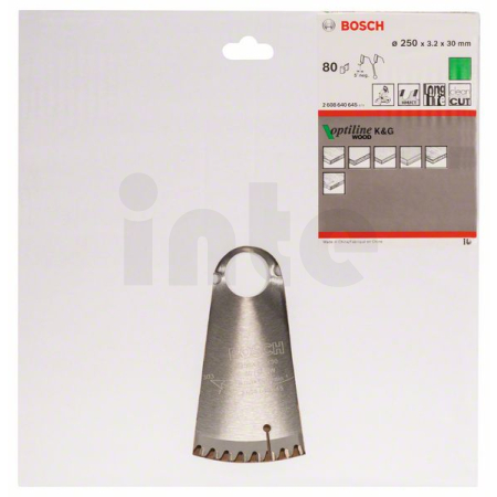 BOSCH Pilový kotouč Optiline Wood 2608640645