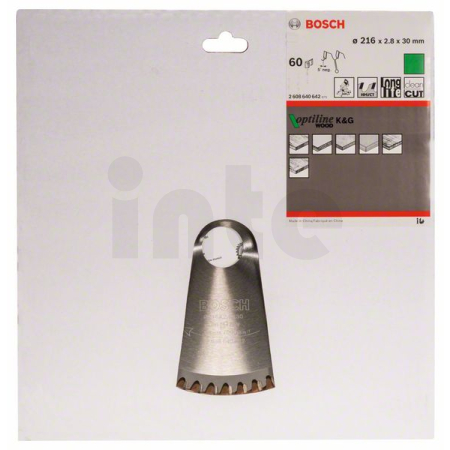 BOSCH Pilový kotouč Optiline Wood 2608640642