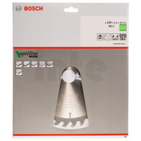 BOSCH Pilový kotouč Optiline Wood 2608640628