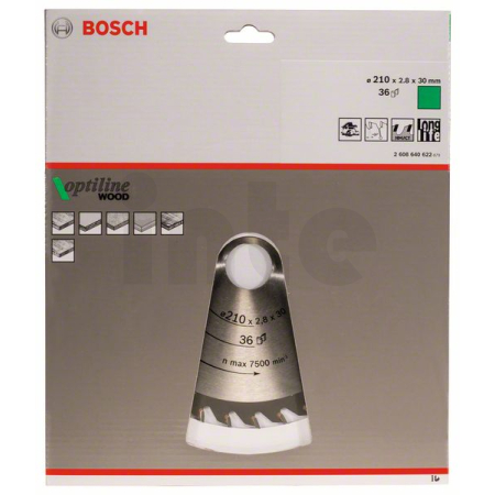 BOSCH Pilový kotouč Optiline Wood 2608640622