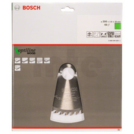 BOSCH Pilový kotouč Optiline Wood 2608640620