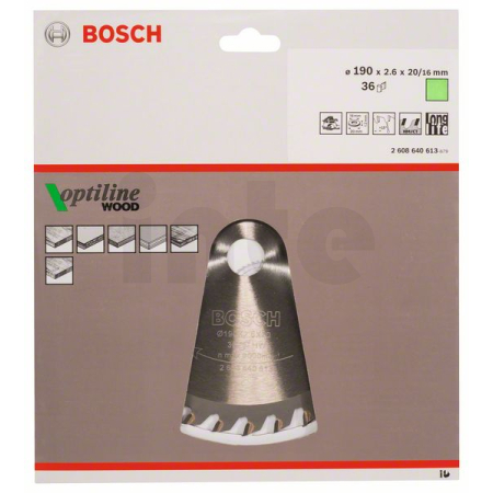 BOSCH Pilový kotouč Optiline Wood 2608640613