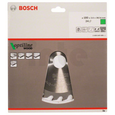 BOSCH Pilový kotouč Optiline Wood 2608640608