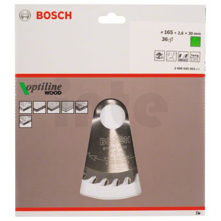BOSCH Pilový kotouč Optiline Wood 2608640603