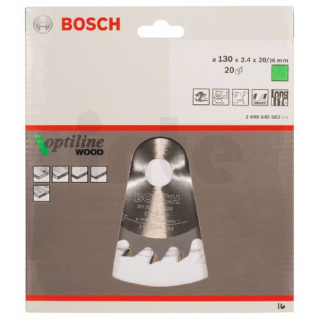 BOSCH Pilový kotouč Optiline Wood 2608640582