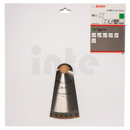 BOSCH Pilový kotouč Optiline Wood 2608640441