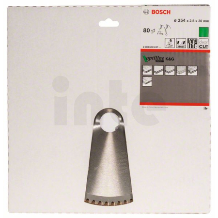 BOSCH Pilový kotouč Optiline Wood 2608640437