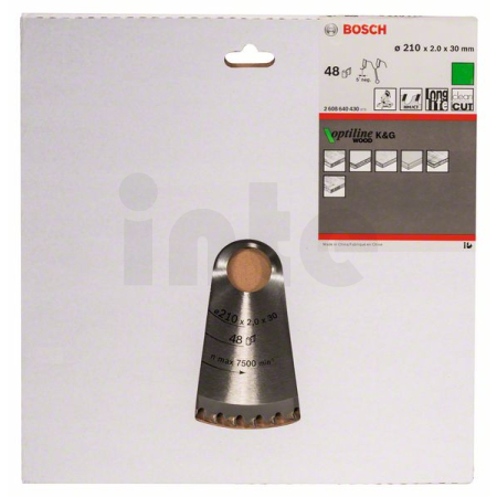 BOSCH Pilový kotouč Optiline Wood 2608640430