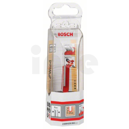 BOSCH Drážkovací fréza Expert for Wood, karbid, 8 mm, D1 10 mm, L 25,4 mm, G 62,4 mm 2608629392