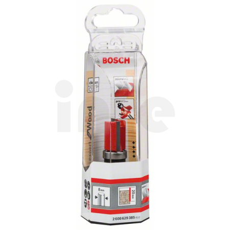 BOSCH Zarovnávací fréza Expert for Wood Laminate, 8 mm, D1 16 mm, L 20 mm, G 60 mm 2608629385