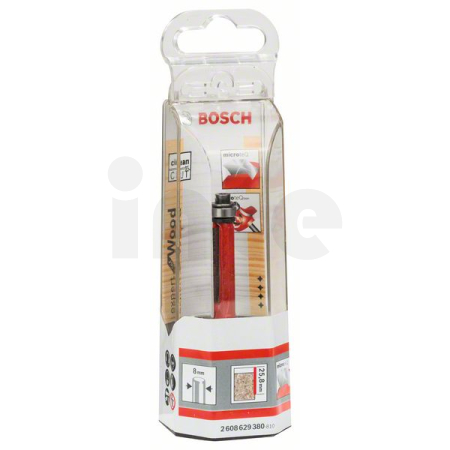 BOSCH Zarovnávací fréza Expert for Wood Laminate, 8 mm, D1 9,5 mm, L 25,8 mm, G 71,5 mm 2608629380
