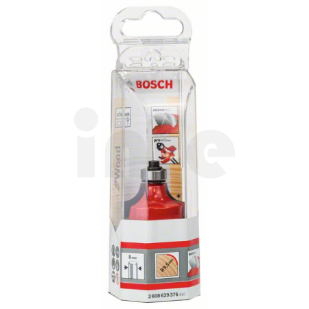 BOSCH Zaoblovací fréza Expert for Wood, 8 mm, D 31,75 mm, R1 9,5 mm, L 18 mm, G 60 mm 2608629376