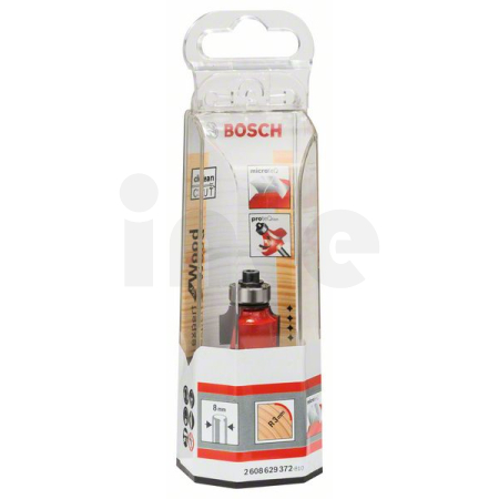 BOSCH Zaoblovací fréza Expert for Wood, 8 mm, D 18,7 mm, R1 3 mm, L 12,7 mm, G 55 mm 2608629372