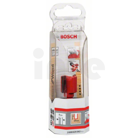 BOSCH Drážkovací fréza Expert for Wood, karbid, 8 mm, D1 20 mm, L 19 mm, G 56 mm 2608629362