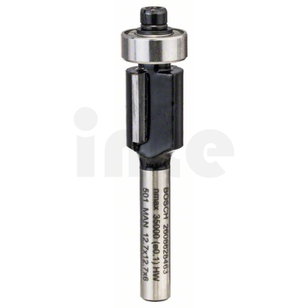 BOSCH Zarovnávací fréza, 6 mm, D1 12,7 mm, L 12,7 mm, G 56 mm 2608628463