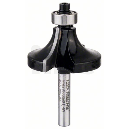 BOSCH Zaoblovací fréza, 6 mm, R1 12,7 mm, D 38,1 mm, L 18,6 mm, G 60 mm 2608628458