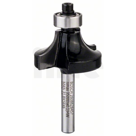 BOSCH Zaoblovací fréza, 6 mm, R1 9,5 mm, D 31,8 mm, L 16,2 mm, G 57 mm 2608628457