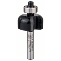 BOSCH Dlabací fréza s kuličkovým ložiskem, 6 mm, R1 6,4 mm, D 25,4 mm, L 12,6 mm, G 54 mm 2608628455