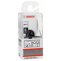 BOSCH Žlábkovací fréza, 6 mm, R1 8 mm, D 15,9 mm, L 12,3 mm, G 45 mm 2608628452