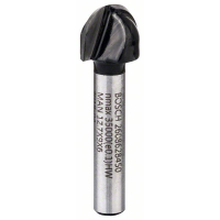 BOSCH Žlábkovací fréza, 6 mm, R1 6,3 mm, D 12,7 mm, L 9,2 mm, G 40 mm 2608628450
