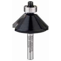 BOSCH Fazetovací fréza, 6 mm, D1 34,9 mm, B 11,1 mm, L 14,7 mm, G 56 mm, 45° 2608628448