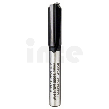 BOSCH Drážkovací fréza, 6 mm, D1 8 mm, L 19,6 mm, G 51 mm 2608628441