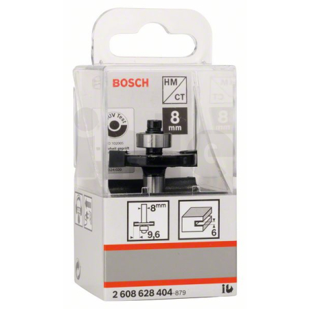 BOSCH Kotoučová fréza, 8 mm, D1 32 mm, L 6 mm, G 51 mm 2608628404