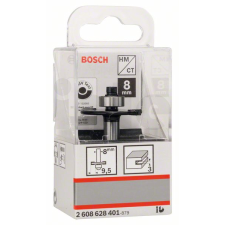 BOSCH Kotoučová fréza, 8 mm, D1 32 mm, L 3 mm, G 51 mm 2608628401