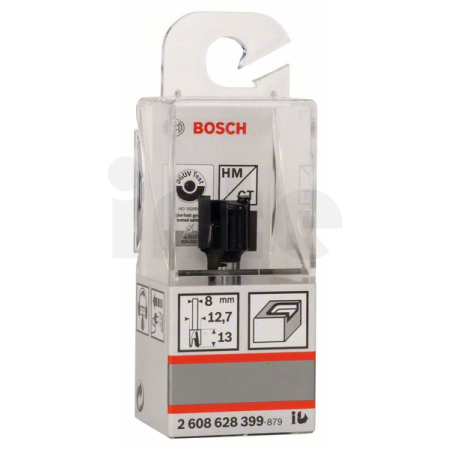 BOSCH Drážkovací fréza na drážky pantů, 8 mm, D1 12,7 mm, L 12,7 mm, G 50,8 mm 2608628399
