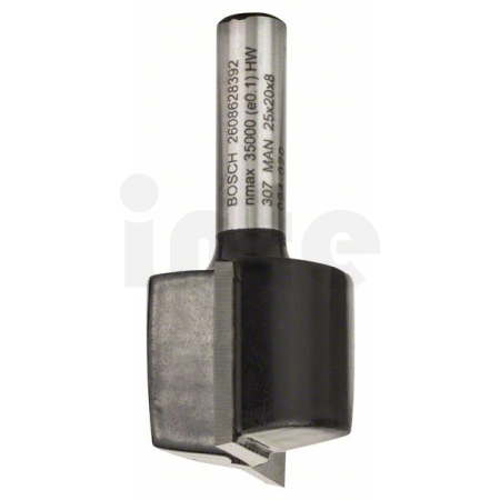 BOSCH Drážkovací fréza, 8 mm, D1 25 mm, L 19,6 mm, G 51 mm 2608628392