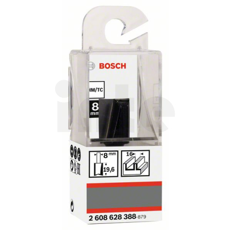 BOSCH Drážkovací fréza, 8 mm, D1 16 mm, L 19,6 mm, G 51 mm 2608628388