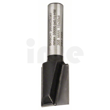 BOSCH Drážkovací fréza, 8 mm, D1 15 mm, L 19,6 mm, G 51 mm 2608628387