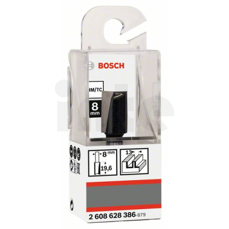 BOSCH Drážkovací fréza, 8 mm, D1 13 mm, L 19,6 mm, G 51 mm 2608628386