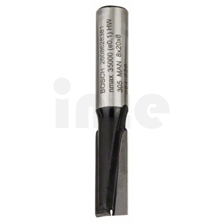 BOSCH Drážkovací fréza, 8 mm, D1 8 mm, L 19,6 mm, G 51 mm 2608628381