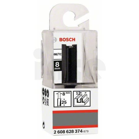 BOSCH Drážkovací fréza, 8 mm, D1 12 mm, L 31,5 mm, G 62 mm 2608628374