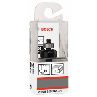 BOSCH Dlabací fréza s kuličkovým ložiskem, 8 mm, R1 4 mm, D 20,7 mm, L 9 mm, G 53 mm 2608628361