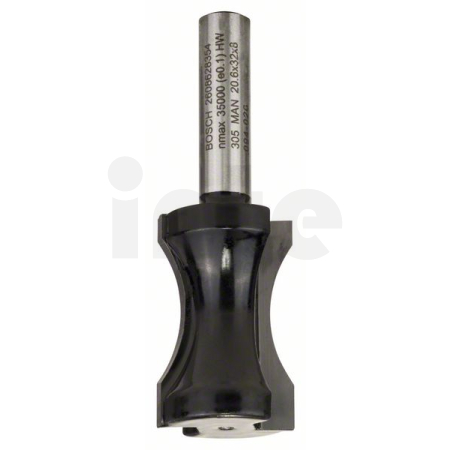 BOSCH Fréza na ploché zaoblení, 8 mm, R1 18,3 mm, D 20,6 mm, L 32 mm, G 63,5 mm 2608628354